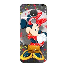 Чехол Disney Mouse Nokia C21 (PREMIUMPrint) (Minni с бантиком)