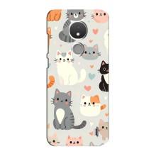 Чохол з малюнком кіт на Nokia C21 – Колаж котів