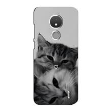 Чохол з малюнком кіт на Nokia C21 – Пара котів