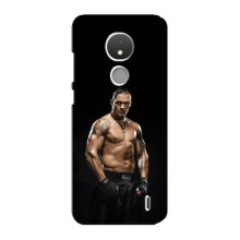 Чехол с картинкой Александр Усик для Nokia C21 – Усик на черном