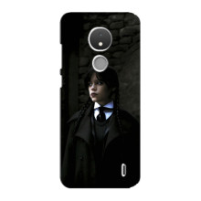 Чехол с дизайном Венздей 2 на Nokia C21 – Уэнсдей в костюме