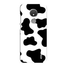 Чохол з принтом корови на Нокія С21 – Чорний принт