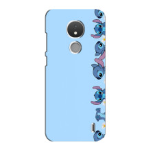 Чохол з принтом Стіч на Nokia C21 (Стіч фон)