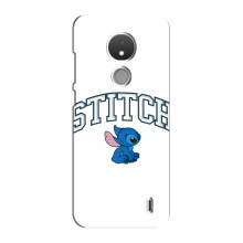 Чохол з принтом Стіч на Nokia C21 (Стіч лого)