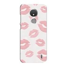 Чохол з розовим принтом для Nokia C21 – Рожеві губи