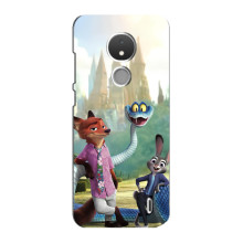 Чохол Зоотрополіс на Nokia C21 – Нік Джуді і змія