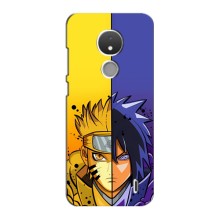 Купить Чехлы на телефон с принтом Anime для Нокиа С21 (Naruto Vs Sasuke)