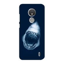 Силіконовий бампер з картинкою звірів для Nokia C21 (Пащу Акули)