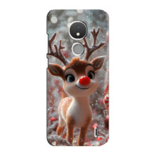 Яскравий чохол для Nokia C21 з Зимові Оленята