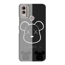 Чехлы для Nokia C22 - Bearbrick Louis Vuitton (PREMIUMPrint) (БеарБрик глаза)