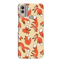 Чехлы с картинкой Лисички для Nokia C22 (VPrint) – Лисички