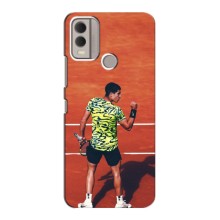 Чехлы с принтом Спортивная тематика для Nokia C22 – Алькарас Теннисист