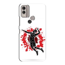 Чехлы с принтом Спортивная тематика для Nokia C22 – Волейболист