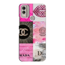 Чохол (Dior, Prada, YSL, Chanel) для Nokia C22 (Модніца)