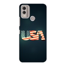 Чехол Флаг USA для Nokia C22 – USA