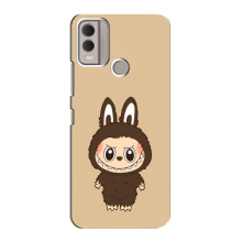 Чехол с Лабубу на Nokia C22 (Коричневый Лабубу)