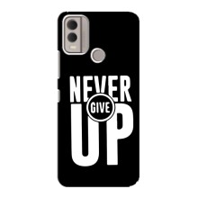 Силіконовый Чохол на Nokia C22 з картинкою НАЙК (Never Give UP)