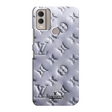 Текстурний Чохол Louis Vuitton для Нокіа С22 (Білий ЛВ)