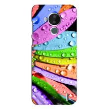 Чехлы (ART) Цветы на Nokia C30 (VPrint) (Семицветик)