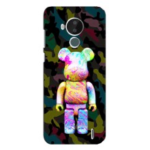 Чехлы для Nokia C30 - Bearbrick Louis Vuitton (PREMIUMPrint) (Яркий Bearbrick)