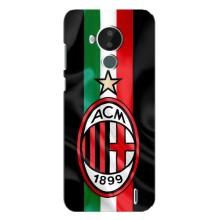Чехлы для Nokia C30 (VPrint) - Футбольные клубы (ФК Милан)