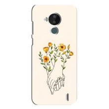 Чехлы для любимой на Нокиа С30 (VPrint) (Руки любви)