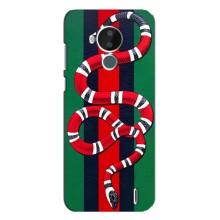 Чехлы ГУЧЧИ для Нокиа С30 (AlphaPrint) (Gucci змия)