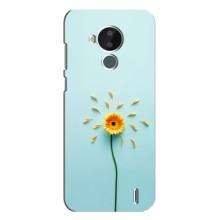 Чехлы с Цветами для Nokia C30 (VPrint) – Желтый цветок
