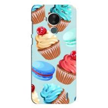 Чехлы с Фруктами для Nokia C30 (VPrint) (Кексики)