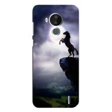 Чехлы с изображением разных животных для Nokia C30 (Лошадь)