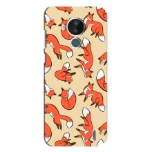 Чехлы с картинкой Лисички для Nokia C30 (VPrint) (Лисички)