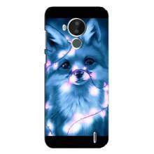 Чехлы с картинкой Лисички для Nokia C30 (VPrint) (Яркая лисичка)