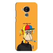 Чехлы с Обезьянами NFT для Nokia C30 (AlphaPrint) (Скучающая Обезьяна NFT)