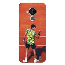Чехлы с принтом Спортивная тематика для Nokia C30 – Алькарас Теннисист