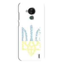 Чехлы для Nokia C30  Укр. Символика (AlphaPrint) (Герб из букв)