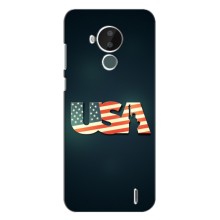 Чехол Флаг USA для Nokia C30 (USA)