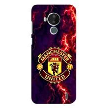 Чехол Манчестер Юнайтед для Нокиа С30 (AlphaPrint) (огненный Манчестер)