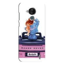 Чехол с печатью для Nokia C30 - (Мода) (AlphaPrint) (На машине)