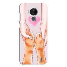 Чехол на Нокиа С30 с Котами (VPrint) (Любовь к котикам)