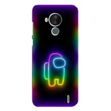 Чехол Амонг Ас для Nokia C30 (AlphaPrint) (Яркий скин)
