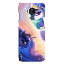 Чехол для Нокиа С30 - (Единорожки - Новинки) (AlphaPrint) (Единорожки)