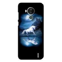 Чехол для Нокиа С30 - (Единорожки - Новинки) (AlphaPrint) (Единорог)