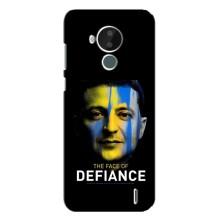 Чехол для Nokia C30 (AlphaPrint - с принтом Зеленского) – В. Зеленский