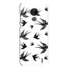 Чехол с птицами на Nokia C30 (VPrint) (Ласточки)