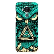Чехол с птицами на Nokia C30 (VPrint) (Сова с глазом)