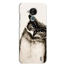 Чехол с птицами на Nokia C30 (VPrint) (Сова)