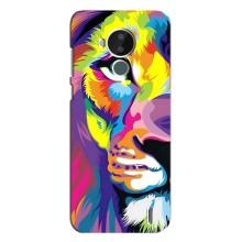 Чехол со Львом для Nokia C30 (VPrint) (Яркий Лев)