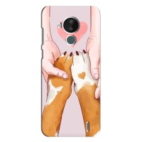 Чехол (ТПУ) Милые собачки для Nokia C30 – Любовь к собакам