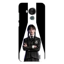 Чехлы Венсдей на Nokia C30 Уэнсдей (AlphaPrint) (W-Wednesday)