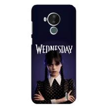 Чехлы Венсдей на Nokia C30 Уэнсдей (AlphaPrint) (Wednesday)